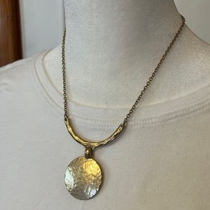 Lia Sophia Matte Gold Necklace